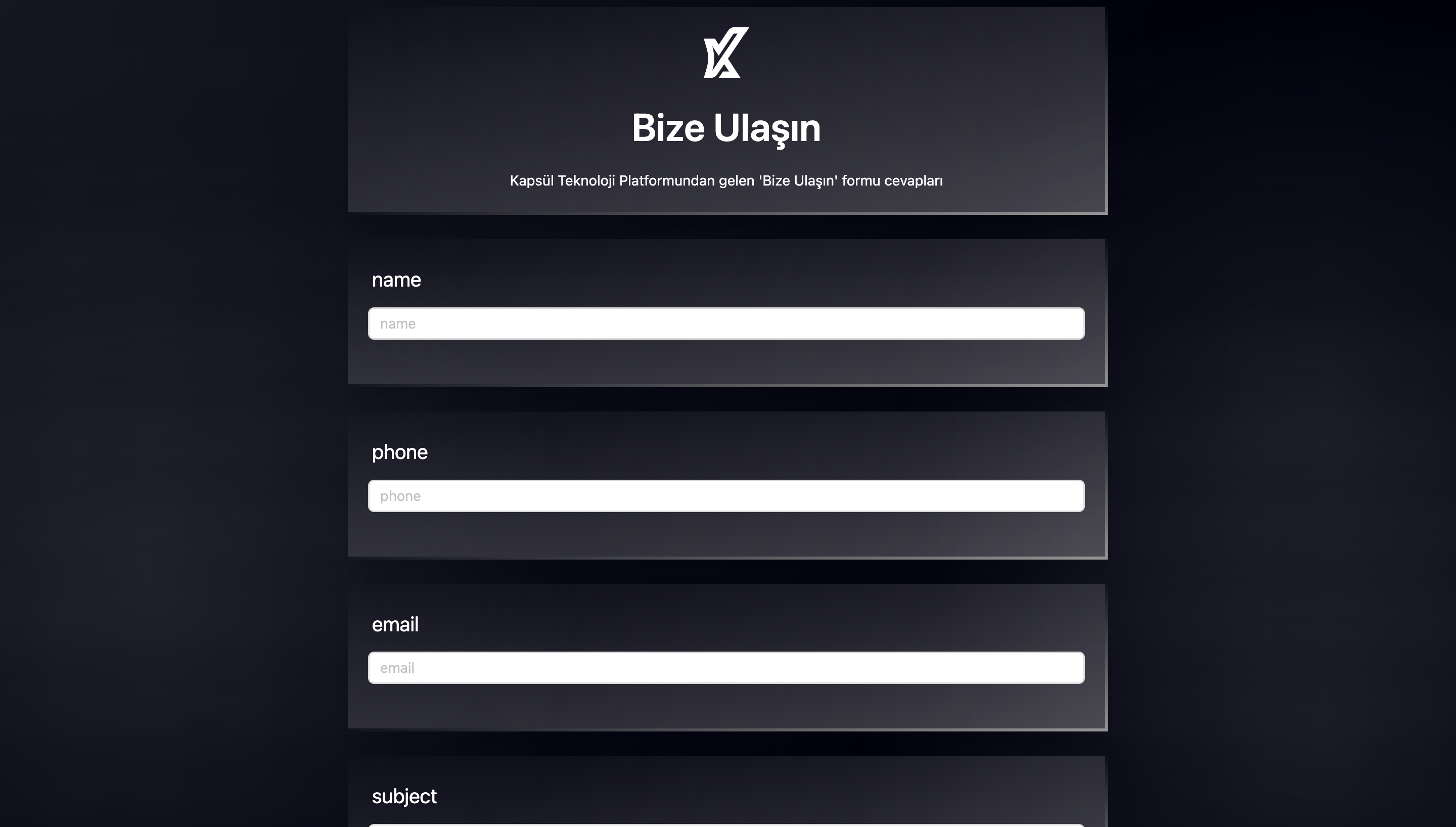 Kapsul Forms image