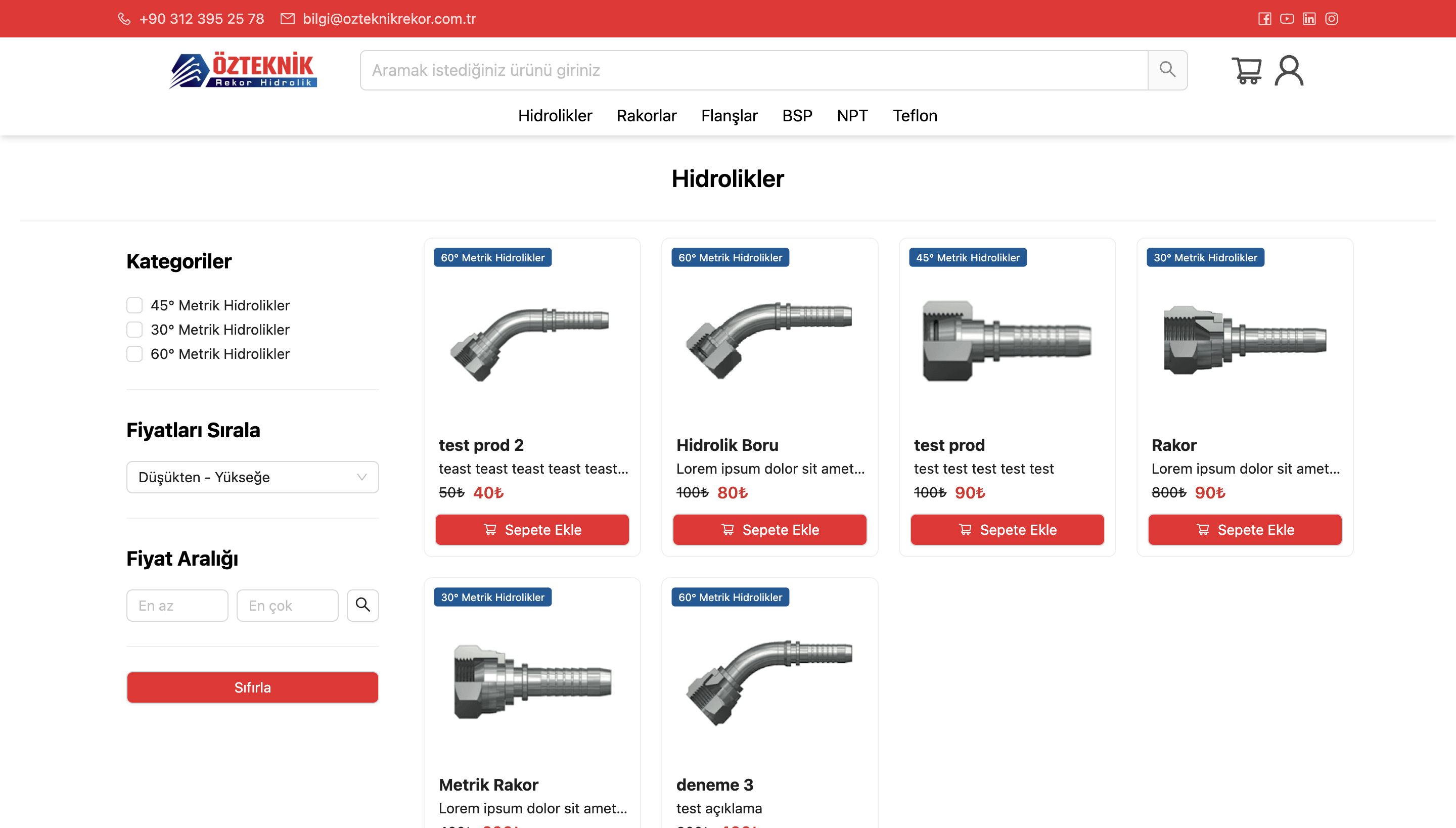 Özteknik Rekor E-Commerce image